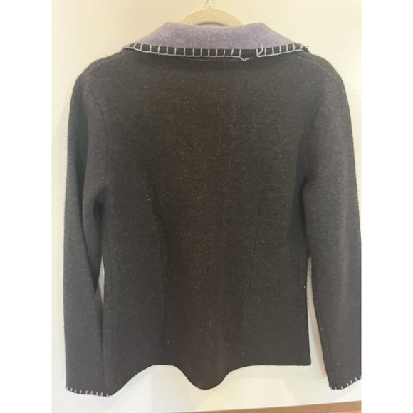 Will Smith CARDIGAN Women's BLACK SIZE SMALL 93% Wool Nice - Picture 4 of 8